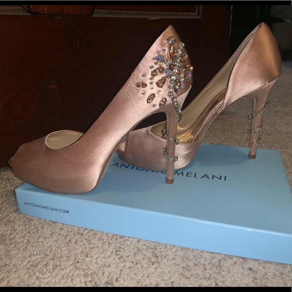 Rose gold heels